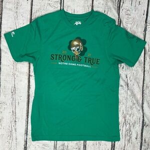 Notre Dame Fighting Irish Football NCAA Mens Collegiate Green Tshirt